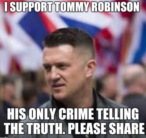 <a href="/TRobinsonNewEra/">Tommy Robinson 🇬🇧</a> <a href="/Lalann80/">Sally</a> Tommy Robinson the bravest and most persecuted man in England.