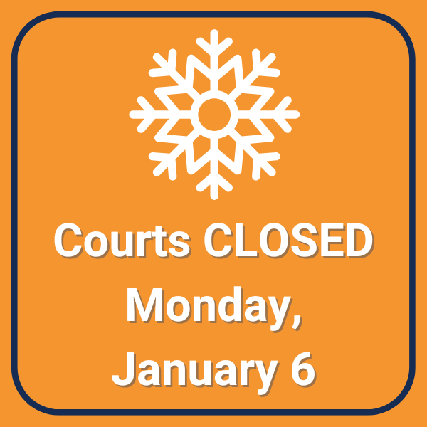Philadelphia Bar Association (@philabar) on Twitter photo .<a href="/PhilaCourts/">PhilaCourts</a> will be CLOSED, Monday, January 6, 2025 due to expected inclement weather. All scheduled matters will be rescheduled for another day by the respective Court Department. All critical services are expected to remain operational. .<a href="/PhilaCourts/">PhilaCourts</a> will be CLOSED, Monday, January 6, 2025 due to expected inclement weather. All scheduled matters will be rescheduled for another day by the respective Court Department. All critical services are expected to remain operational.