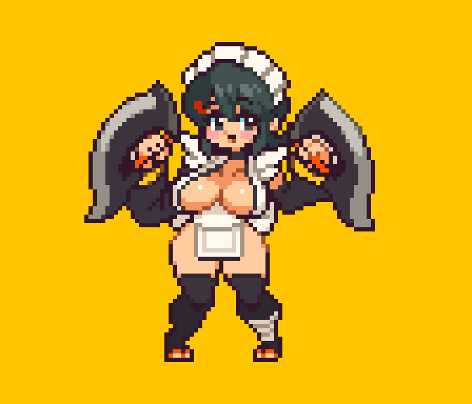 いろは(侍魂)(サムライスピリッツ) 「ドット絵 いろは iroha samurai shodown 」|湯村きの 🔞のイラスト