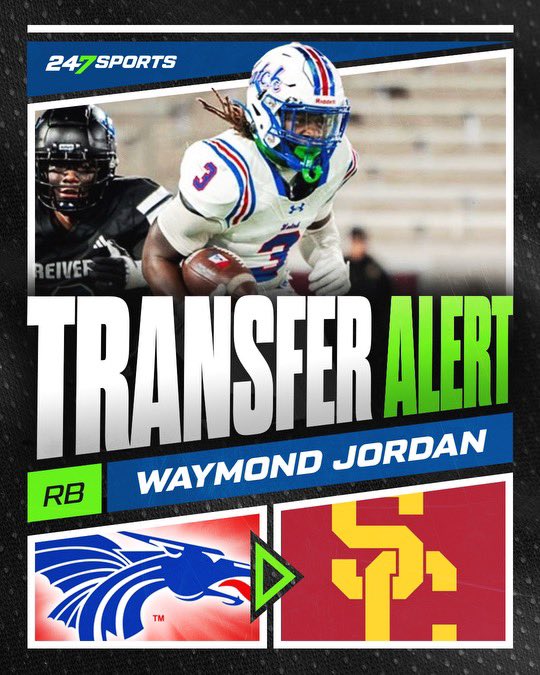Matt Zenitz (@mzenitz) on Twitter photo Waymond Jordan, the nation’s top-ranked JUCO running back, has committed to USC, his agents <a href="/callmeagentdwil/">callmeagentdwil</a> and <a href="/FCProspects_/">First Class Prospects</a> tell <a href="/chris_hummer/">Chris Hummer</a> and me
247sports.com/player/waymond… Waymond Jordan, the nation’s top-ranked JUCO running back, has committed to USC, his agents <a href="/callmeagentdwil/">callmeagentdwil</a> and <a href="/FCProspects_/">First Class Prospects</a> tell <a href="/chris_hummer/">Chris Hummer</a> and me
247sports.com/player/waymond…
