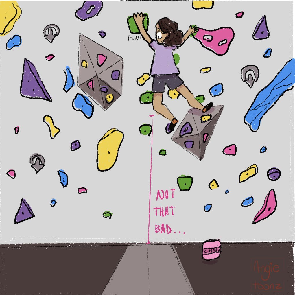Angietoonz's tweet photo. it really feels so high up #climbing https://t.co/5wDf6lpzD9