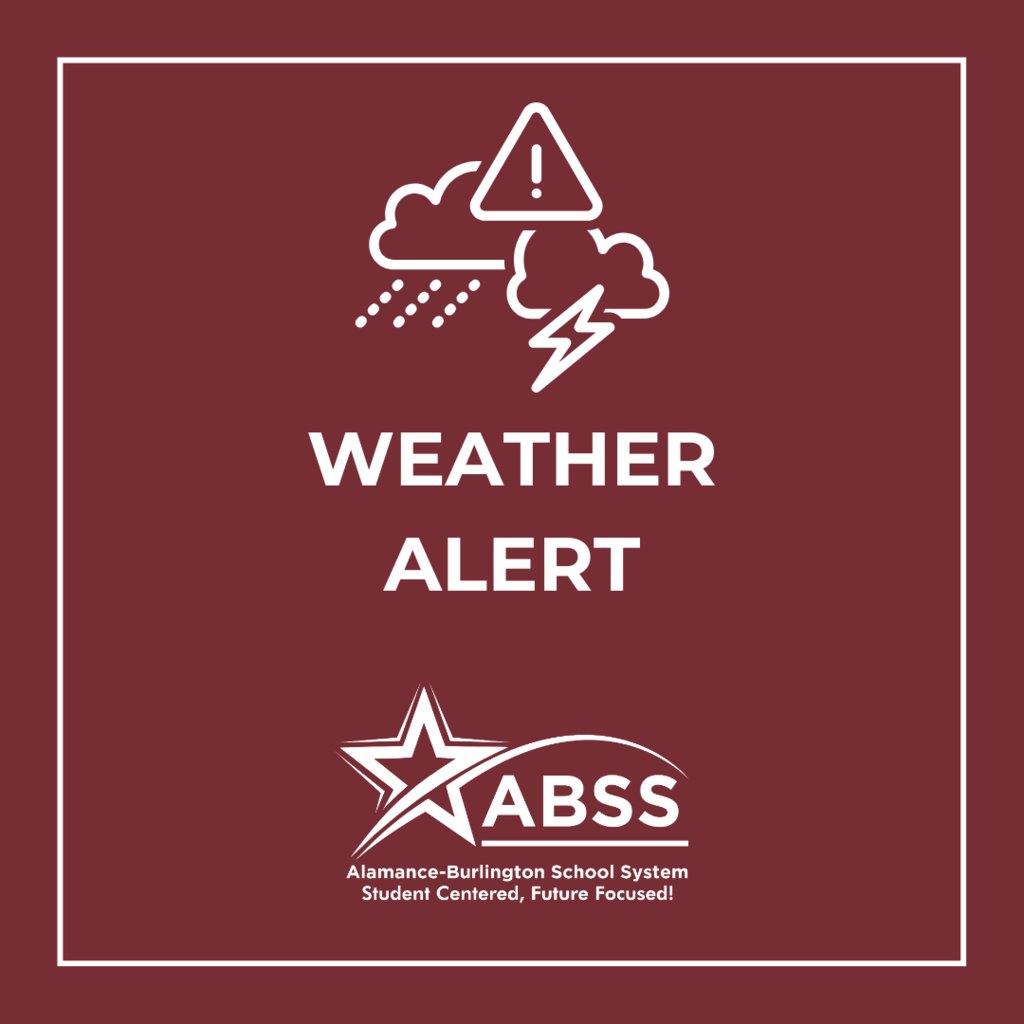 #ABSSAlert | Due to current and forecast weather conditions, all ABSS schools will operate on a 2-hour delay on Monday, January 6. Buses and schools will run two hours later than their normal start times and there is no change to the dismissal time.