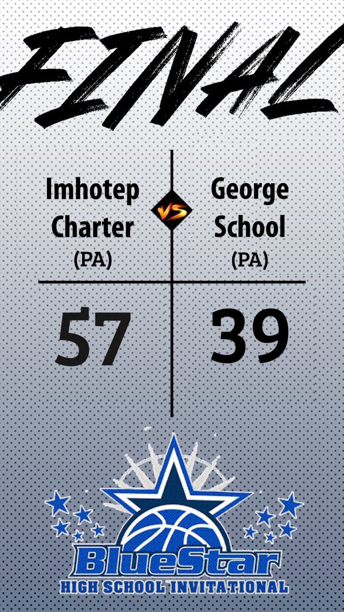 Blue Star Basketball (@bluestarbb) on Twitter photo Blue Star’s 17th Annual High School Invitational : Game 11 Result - Imhotep Charter gets the W to wrap up action in the Karl J. Grentz Bracket of the event! Blue Star’s 17th Annual High School Invitational : Game 11 Result - Imhotep Charter gets the W to wrap up action in the Karl J. Grentz Bracket of the event!