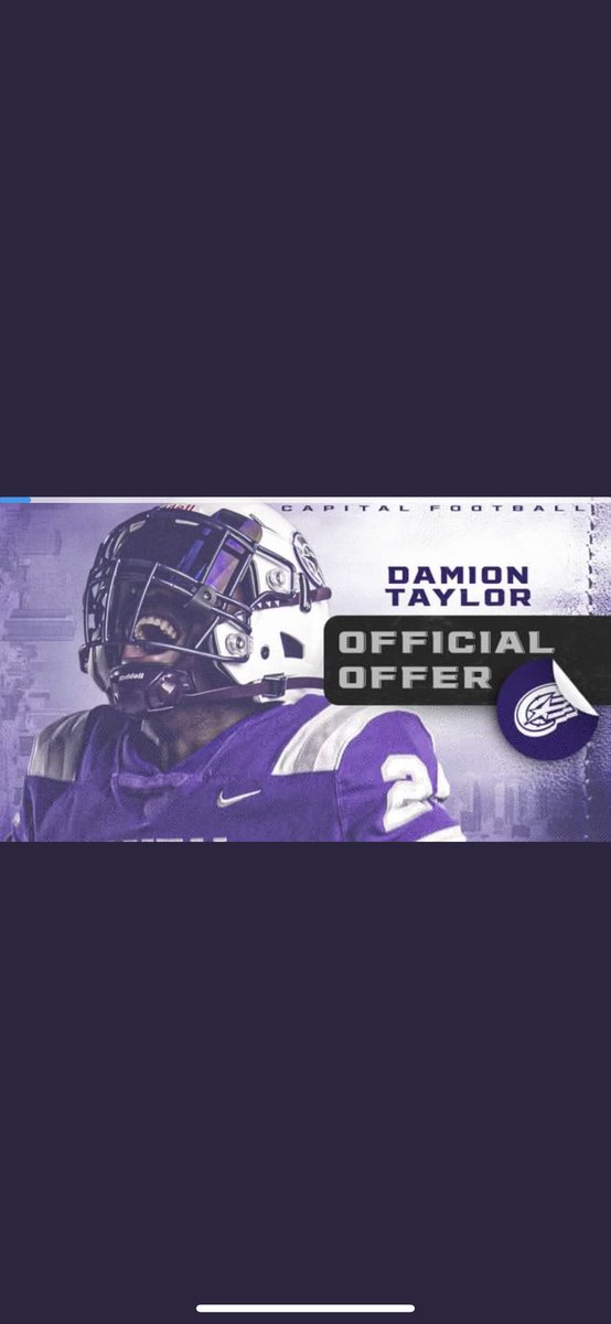 Damion Taylor (@damion_taylor4) on Twitter photo After a great conversation with <a href="/Coachcalexander/">Charles Alexander</a> I am blessed to receive an offer from capital university       <a href="/coachcooper_mhs/">Coach Grant Cooper</a> <a href="/DougJohnsonJr/">Elite⚡️Family</a>  <a href="/SeeCoachCam4Spd/">Cam</a> <a href="/josh_bolfing/">Josh Bolfing</a> <a href="/MHSBearFB/">MHS Bear Football</a> After a great conversation with <a href="/Coachcalexander/">Charles Alexander</a> I am blessed to receive an offer from capital university       <a href="/coachcooper_mhs/">Coach Grant Cooper</a> <a href="/DougJohnsonJr/">Elite⚡️Family</a>  <a href="/SeeCoachCam4Spd/">Cam</a> <a href="/josh_bolfing/">Josh Bolfing</a> <a href="/MHSBearFB/">MHS Bear Football</a>