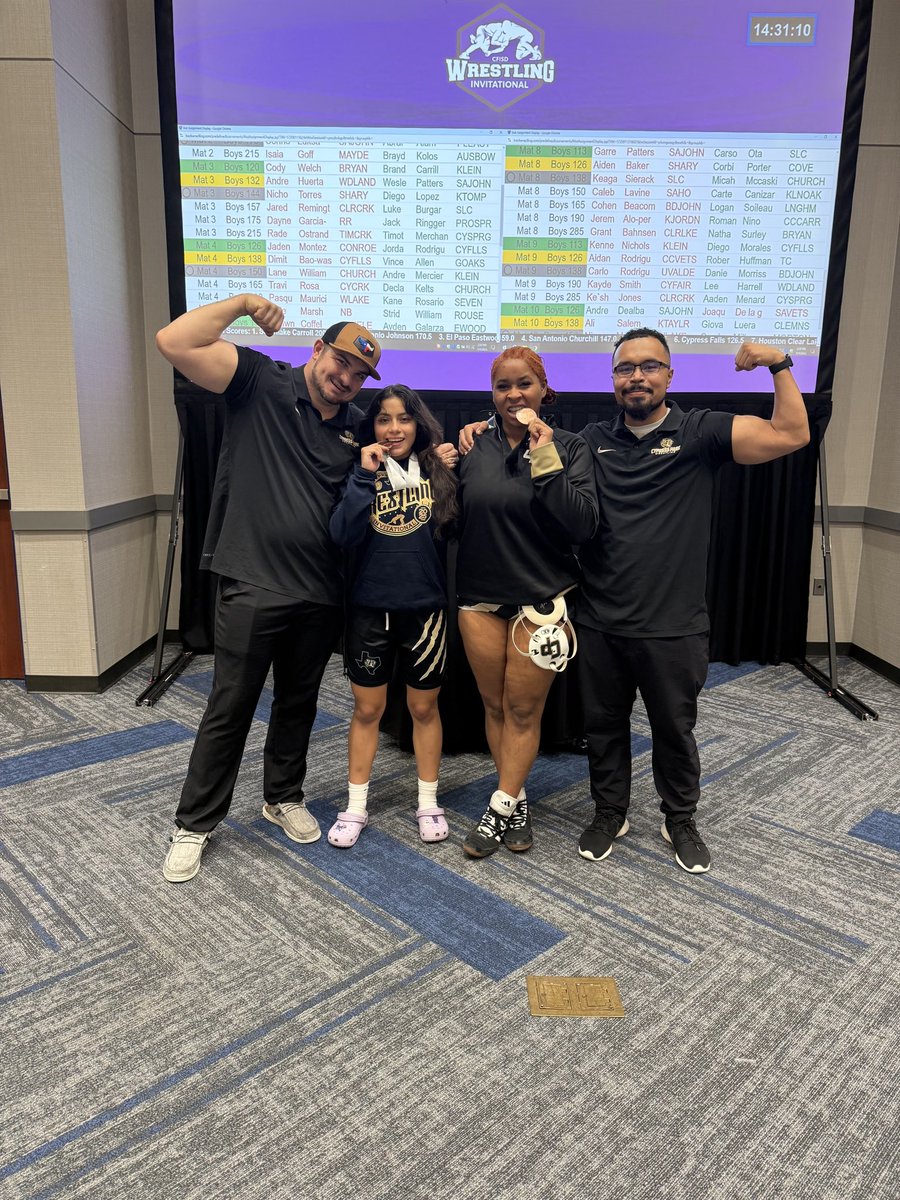 Another year, another CFISD tournament down. Congratulations to our placers Alexie Hurtado 3rd
Kalea Berry 8th 
The lady Tigers placed 15th out of 92 teams. We are so proud of everyone who competed this weekend.