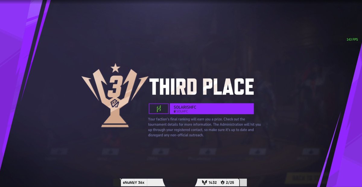 Gale (@gale_adelade) on Twitter photo Team got 3rd place in <a href="/MarvelRivals/">Marvel Rivals</a> big tourney.
We beat established teams who were all really good so I'm super happy with our placement. Just unfortunately fell short towards the end to the last 2 teams. GGs to every 1, with more time and practice I'm sure we could win it all. Team got 3rd place in <a href="/MarvelRivals/">Marvel Rivals</a> big tourney.
We beat established teams who were all really good so I'm super happy with our placement. Just unfortunately fell short towards the end to the last 2 teams. GGs to every 1, with more time and practice I'm sure we could win it all.