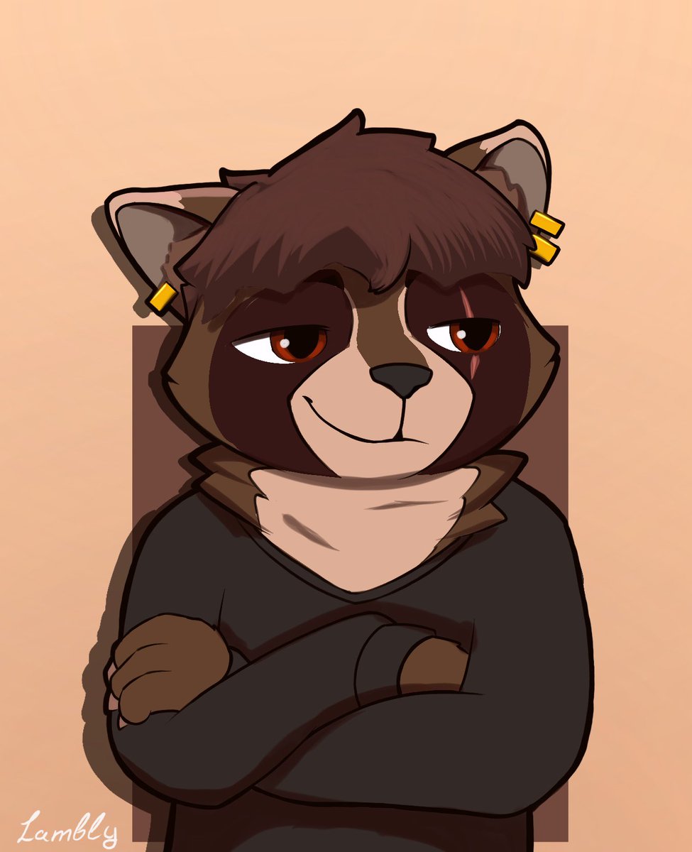 Racoon :&gt;
#furry #furryart #furryartwork #FurryFandom