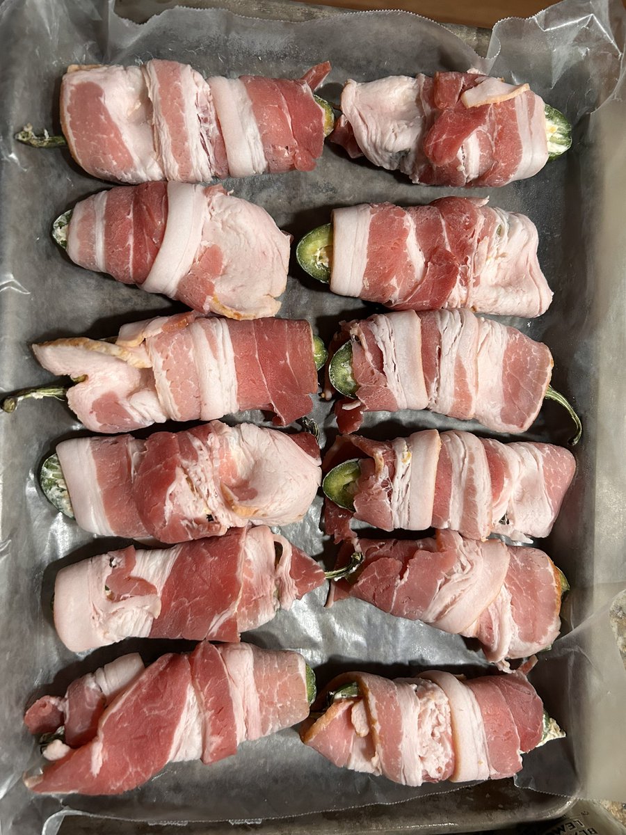 When Fiesta Mart had 2lb of jalapeños on sale seems like a perfect time to make a bunch of jalapeño poppers.   <a href="/StewsSauce/">Stew</a> @David_in_Dallas <a href="/SouthDallasFood/">South Dallas Foodie</a> do I have your approval?