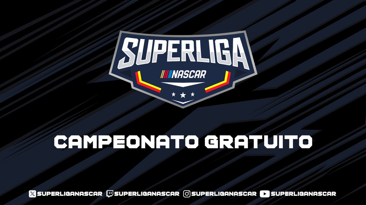 SuperligaNascar's tweet photo. 🎉 ¡El campeonato será GRATUITO! 🏎🔥
Lo hacemos por nuestra pasión por el oval y el amor por la comunidad. 🏁💖
Únete a esta experiencia única y compite con los mejores.
📋 https://t.co/oNGyPCZnmF
💬 https://t.co/Iuk2t9a1rk
#NASCAR #iRacing https://t.co/X4xN2xi2gn