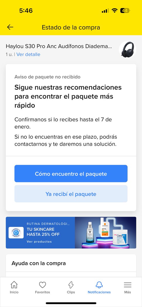 SamSwordx's tweet photo. A penas vi muchas quejas de @Mercadolibre de que no llegaban los productos pero hoy me pasó con unos audífonos, dicen que llegaron pero nunca llegaron… solo preguntaron el nombre de la guardia pero ella nunca lo recibió, nunca había tenido problemas hasta el día de hoy. https://t.co/rTHVyz0Yk8