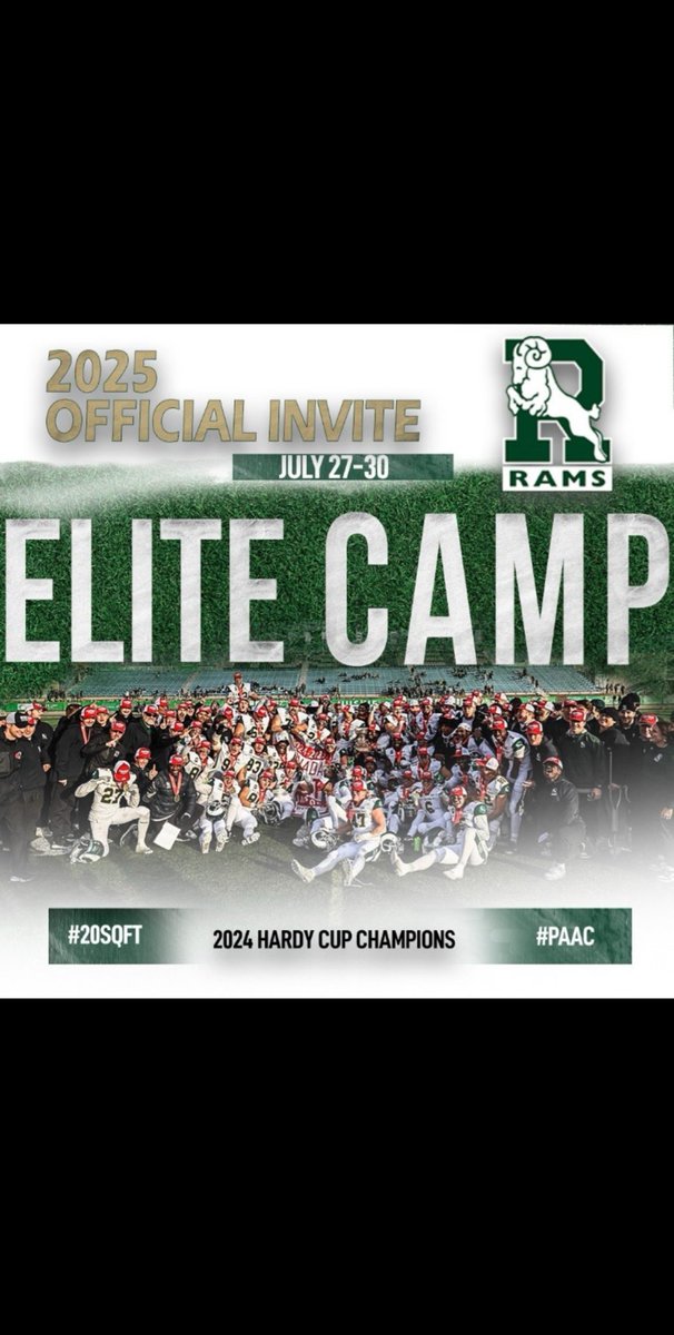 Thank you <a href="/CoachB_Anderson/">Bruce Anderson</a> for the elite camp invite. <a href="/reginarams/">University of Regina Rams</a>.
