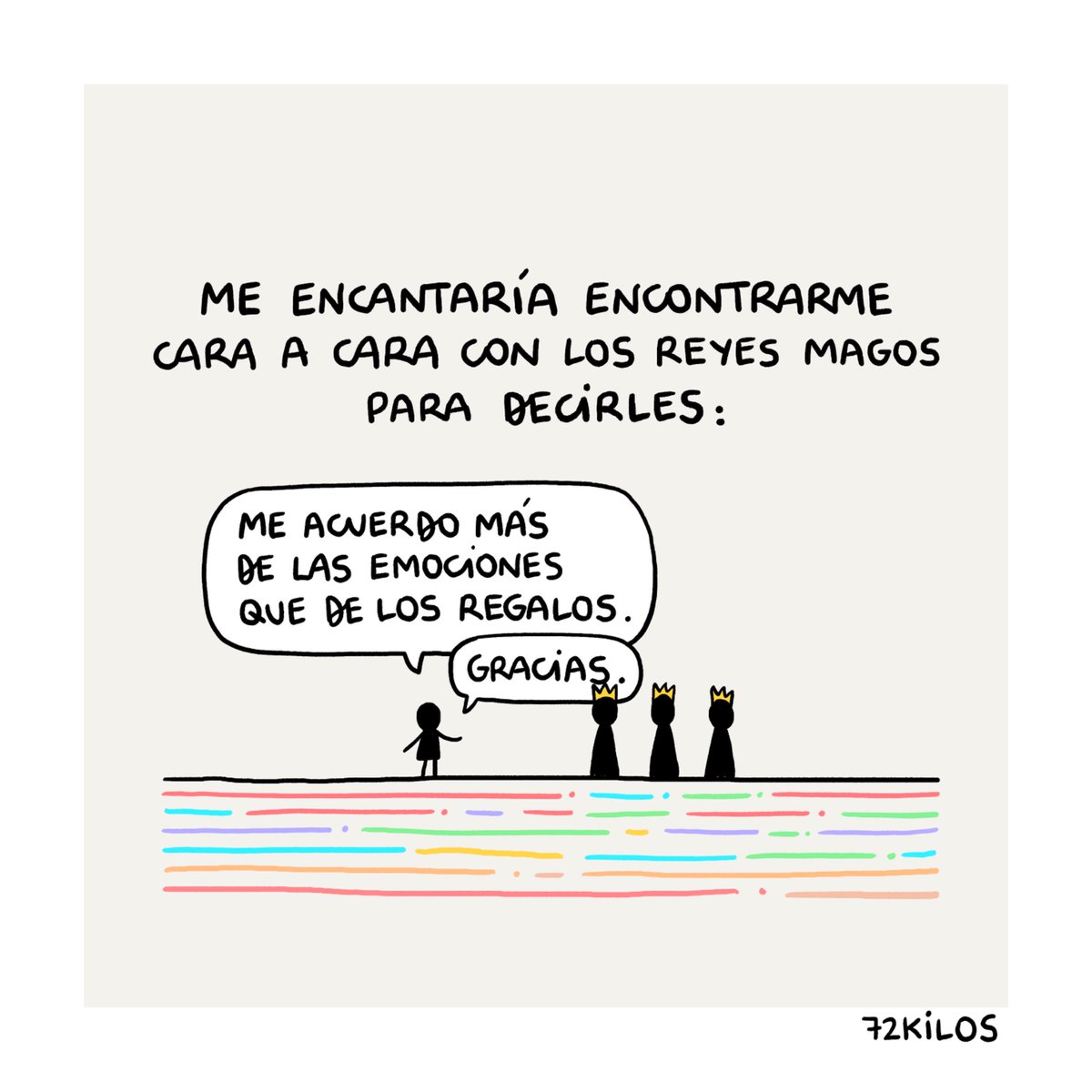 Cara a cara con los Reyes Magos.