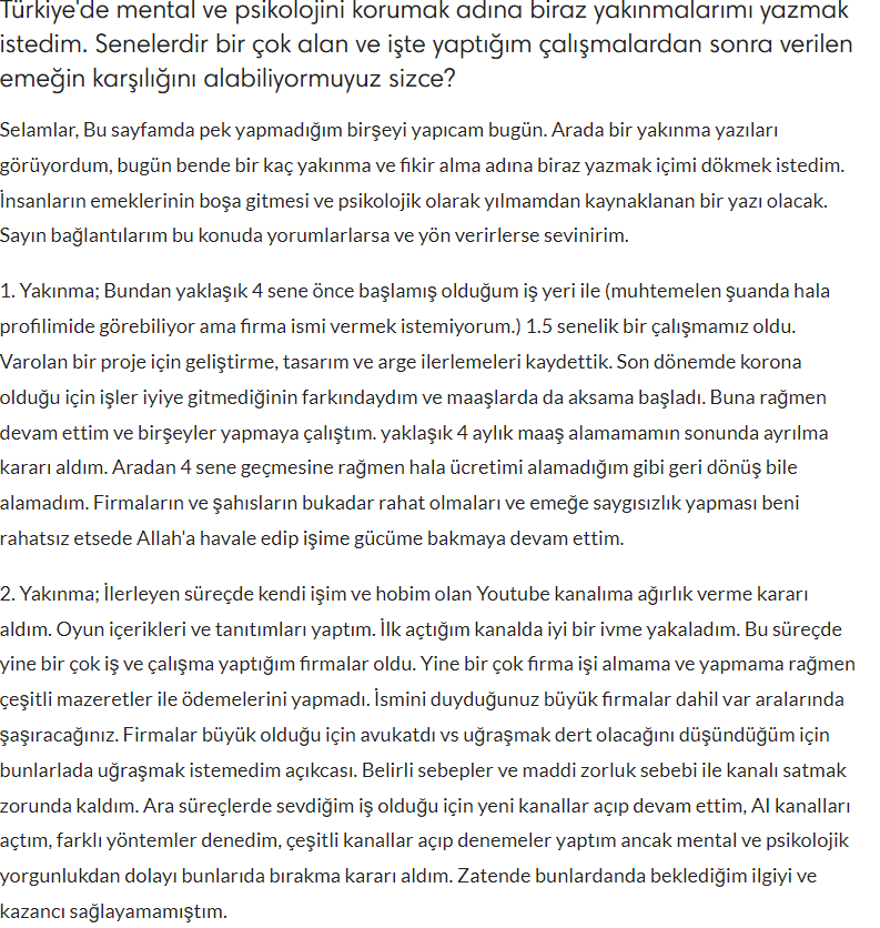 RecLastTV's tweet photo. Bu yazıyı uzun uzun burada yazmak istemiştim ama sığmadı. Bu yüzden direk sayfamda yazıp paylaşmak daha mantıklı geldi.

Yazının tamamı; 

https://t.co/lWTgvhpVlR
#turkiye #emek #mental #psikoloji https://t.co/8CgbXjA3ib