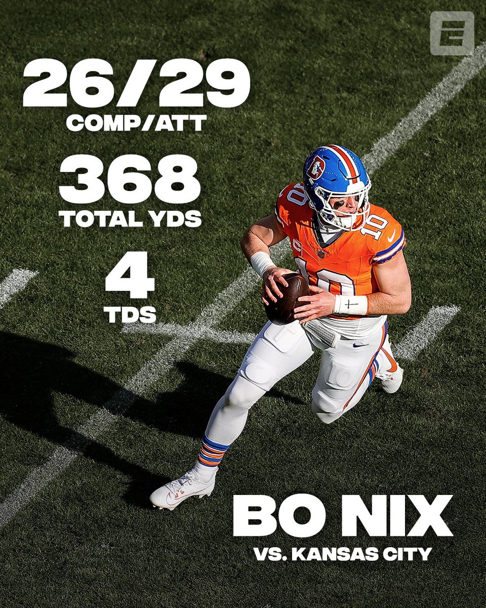 BO NIX GOES OFF IN A MUST-WIN GAME TO SEND DENVER TO THE PLAYOFFS FOR THE FIRST TIME SINCE THE 2015 SEASON 🔥 

What a debut season from the rookie 👏