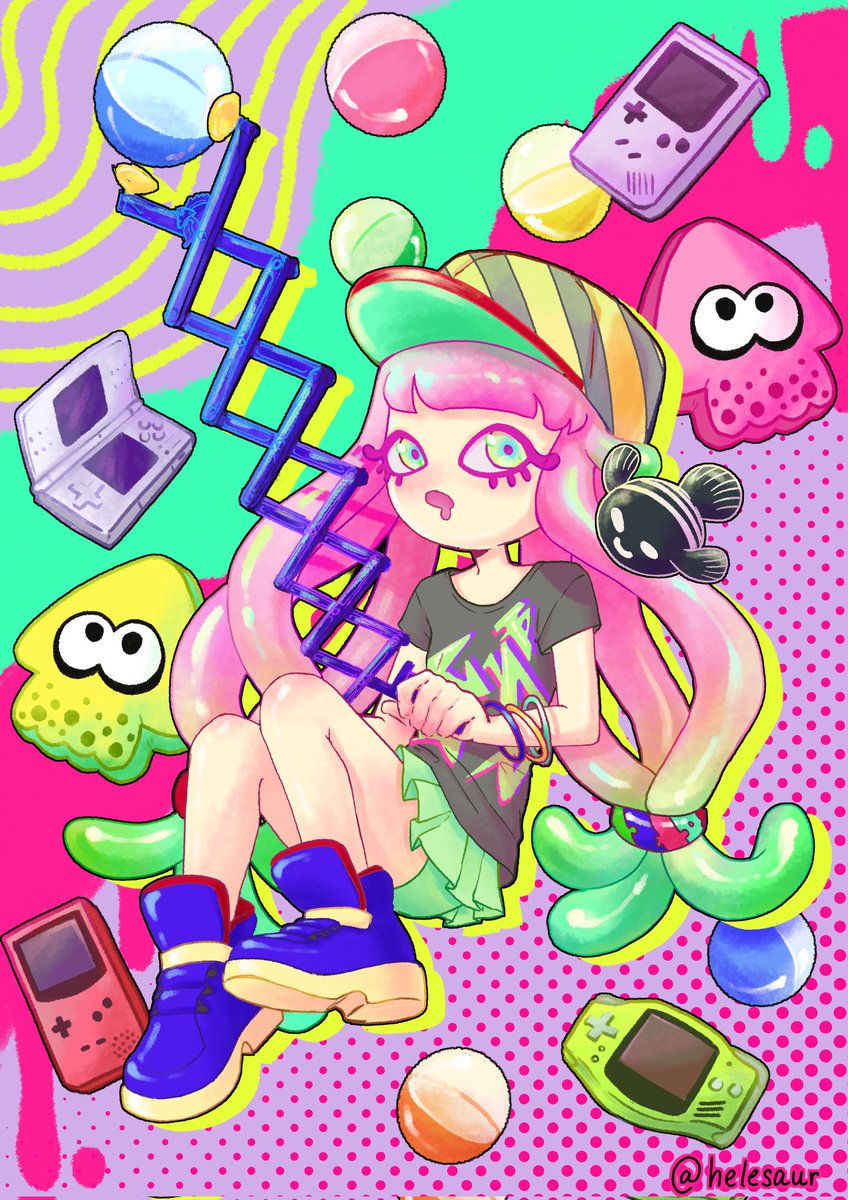 Helesaur's tweet photo. Harmony 🎮👾
#splatoonart https://t.co/Qgc9js8NCL