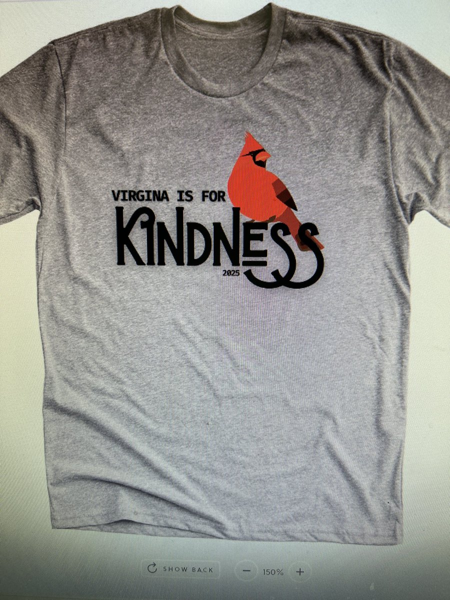 The 2025 Virginia Kindness T-Shirt Sale is now open! Proceeds will go to support those impacted by Hurricane Helene: 

bonfire.com/va-kindness-we…