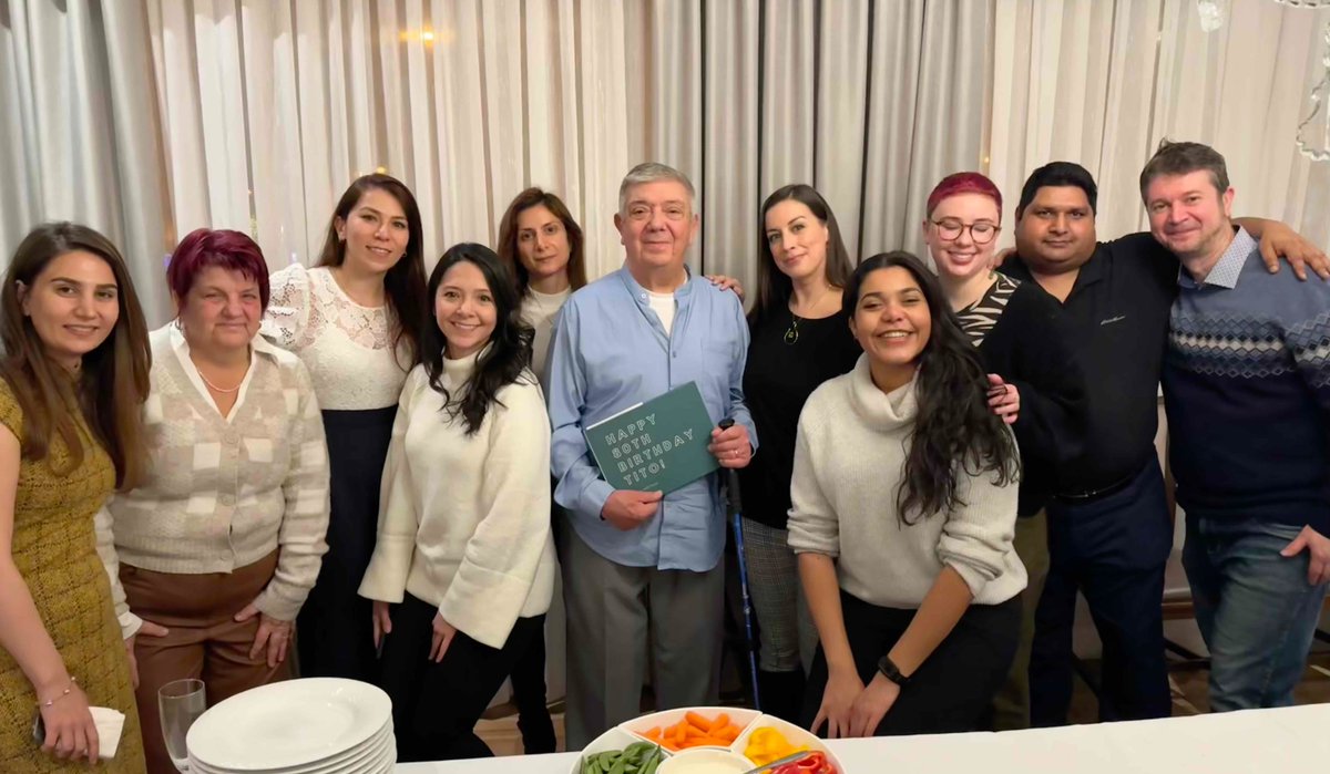 A few past and current members of Tito's group came to celebrate my 80th!  I was happy that you came to share this landmark. I really enjoy teaching, talking chemistry, or just life with my students, and playing with toys in the lab. You truly enrich my life. Thank you.