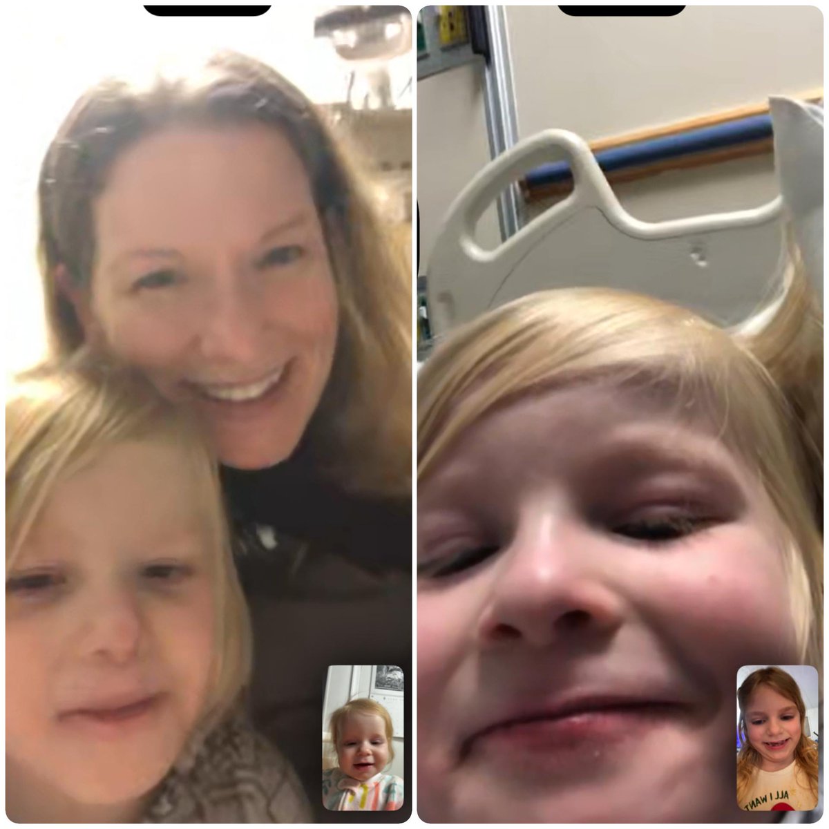 Another highlight that we wanted to share: Liam had the chance to FaceTime last night with his big sister, Clara, and baby sister, Charlotte. It was a special moment hearing their little giggles ❤️