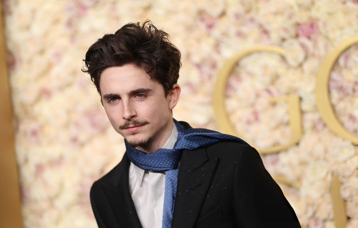 Timothée Chalamet attends the 82nd Annual #GoldenGlobes Awards.