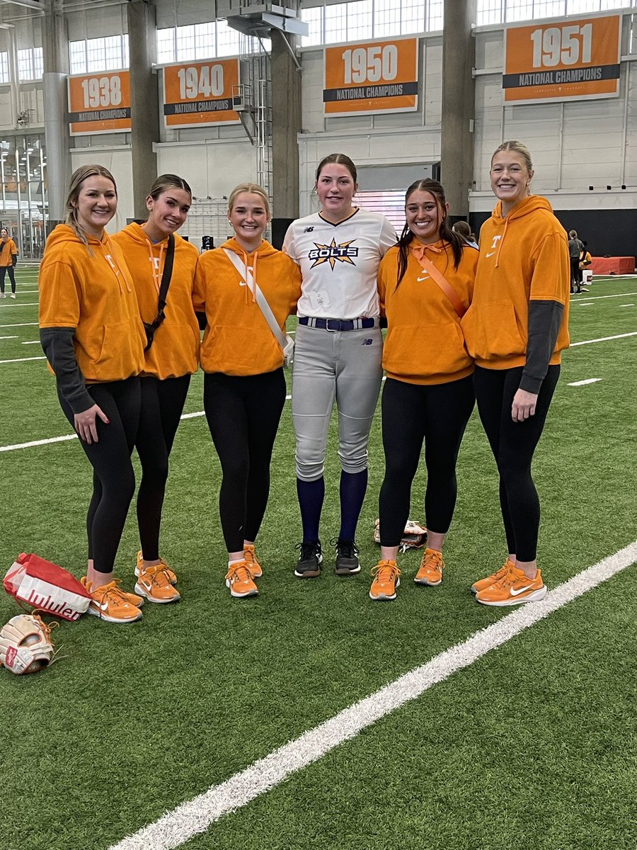 May Weis (@mayweis2027) on Twitter photo Thank you <a href="/Vol_Softball/">Tennessee Softball</a> for having me at camp today! I Loved being able to work with the players and meet the coaches. Can’t wait to visit again!
<a href="/MRhodesSmith/">Megan Smith</a> <a href="/KarenWeekly/">Karen Weekly</a> <a href="/Coach_SniderSB/">Craig Snider 🍊</a> <a href="/SLSanders20/">Stephanie Sanders</a> <a href="/2026Birmingham/">Birmingham Thunderbolts Premier 2026- Thompson</a> <a href="/coach_jenny2/">Jenny Buzzell-Parker</a> Thank you <a href="/Vol_Softball/">Tennessee Softball</a> for having me at camp today! I Loved being able to work with the players and meet the coaches. Can’t wait to visit again!
<a href="/MRhodesSmith/">Megan Smith</a> <a href="/KarenWeekly/">Karen Weekly</a> <a href="/Coach_SniderSB/">Craig Snider 🍊</a> <a href="/SLSanders20/">Stephanie Sanders</a> <a href="/2026Birmingham/">Birmingham Thunderbolts Premier 2026- Thompson</a> <a href="/coach_jenny2/">Jenny Buzzell-Parker</a>