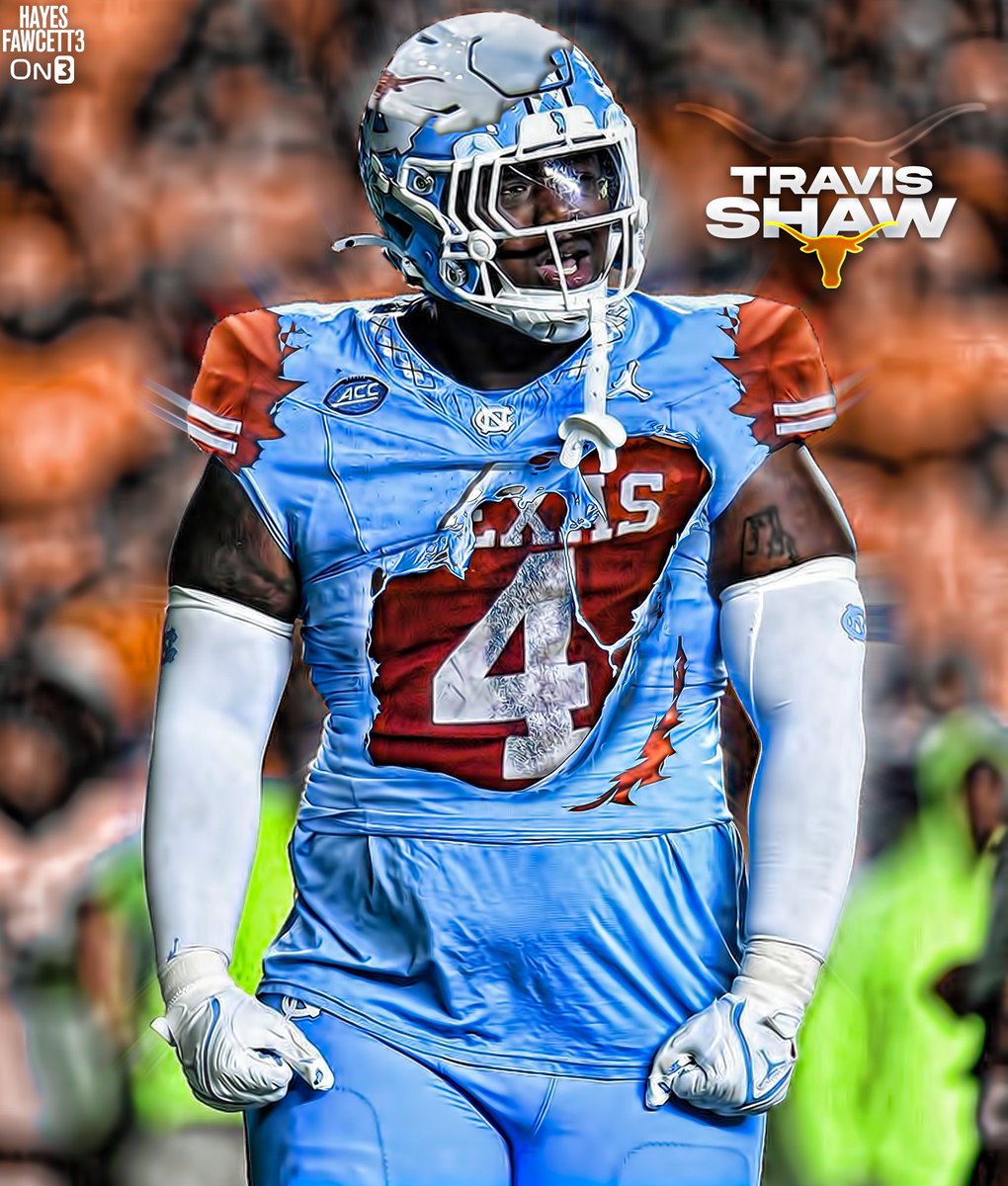 BREAKING: North Carolina transfer DL Travis Shaw has Committed to Texas, he tells @on3sports

The 6’6 340 DL totaled 55 tackles and 4 PD in his time with the Tar Heels

1 year of eligibility remaining 

on3.com/transfer-porta…