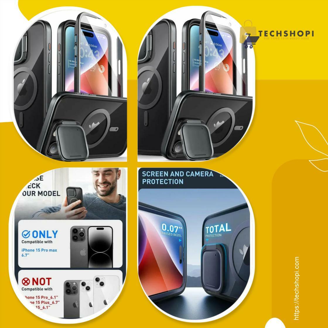 TechShopi's tweet image. Top offer of the season! ShieldMag™: Full-Coverage Clear Case for iPhone 15 Pro Max, now at an exclusive price of $49.99
techshopi.com/products/shiel…
#applewatchcases #cooliphoneaccessories