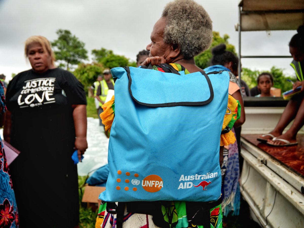 With support from <a href="/dfat/">Department of Foreign Affairs and Trade 🇦🇺</a> , <a href="/UNFPAPacific/">UNFPA in the Pacific</a>  has distributed 574 dignity &amp; menstrual hygiene kits among affected communities in and around Port Vila. 
These kits contain essential hygiene items to help women &amp; girls stay healthy and maintain dignity even during these difficult times.