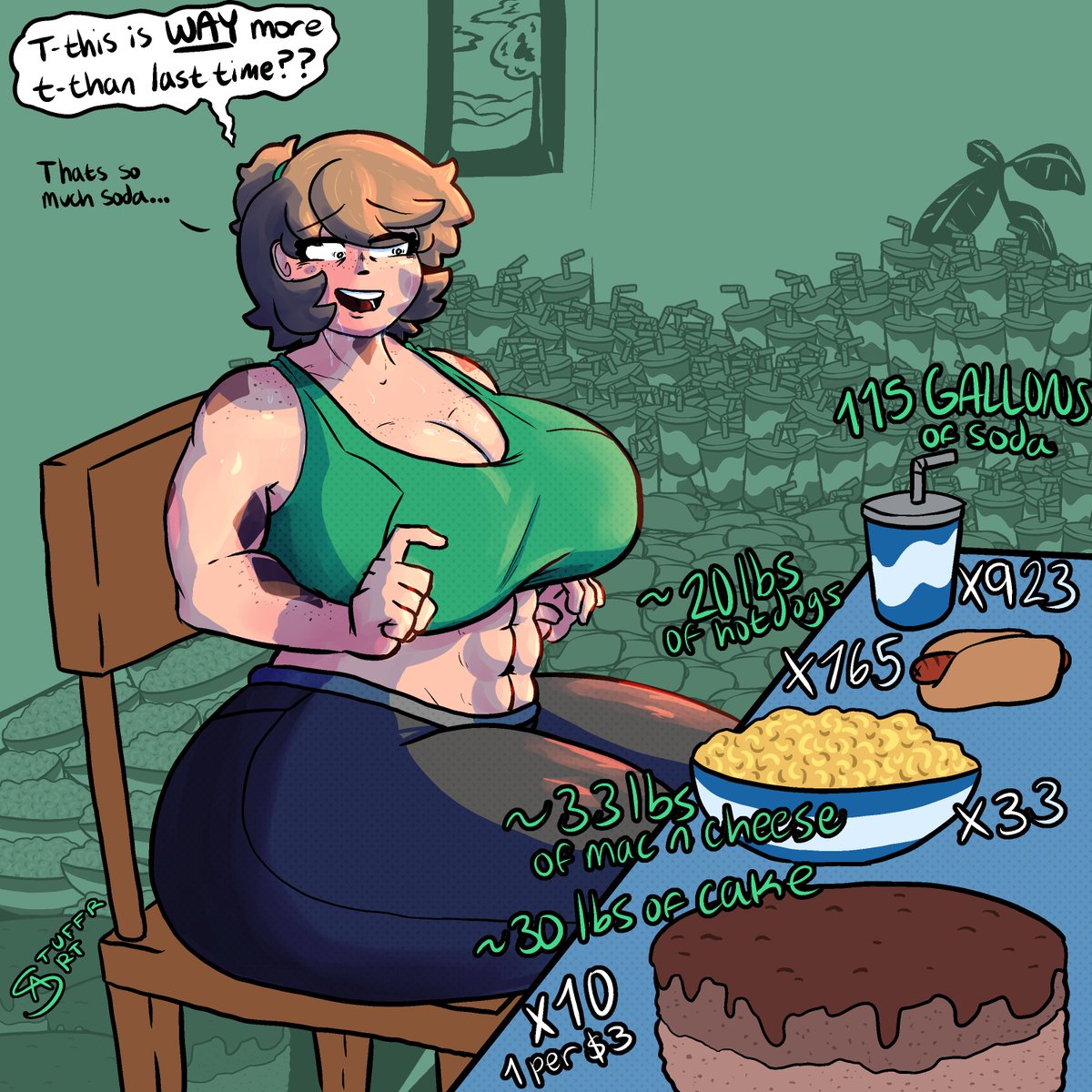 [Stuffing Drive pt. 0]

The count is done (not 100% up to date but I tried)! Thank you everyone for participating, double thank you to those who donated!!

The first part will come out tomorrow, what should she start with? Also, should I add a weight counter? 🤔