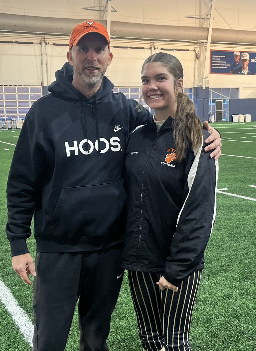 thank you to the uva coaching staff and players for hosting this past weekends camp. i had a lot of fun and learned tons of new things. thank you again!  <a href="/UVASoftball/">Virginia Softball</a>  <a href="/Vascrappers/">Va Scrappers</a>