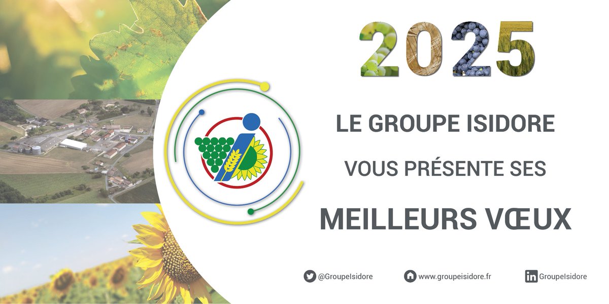 GroupeIsidore's tweet image. Toutes les équipes du @GroupeIsidore vous souhaitent une très belle année 2⃣0⃣2⃣5⃣