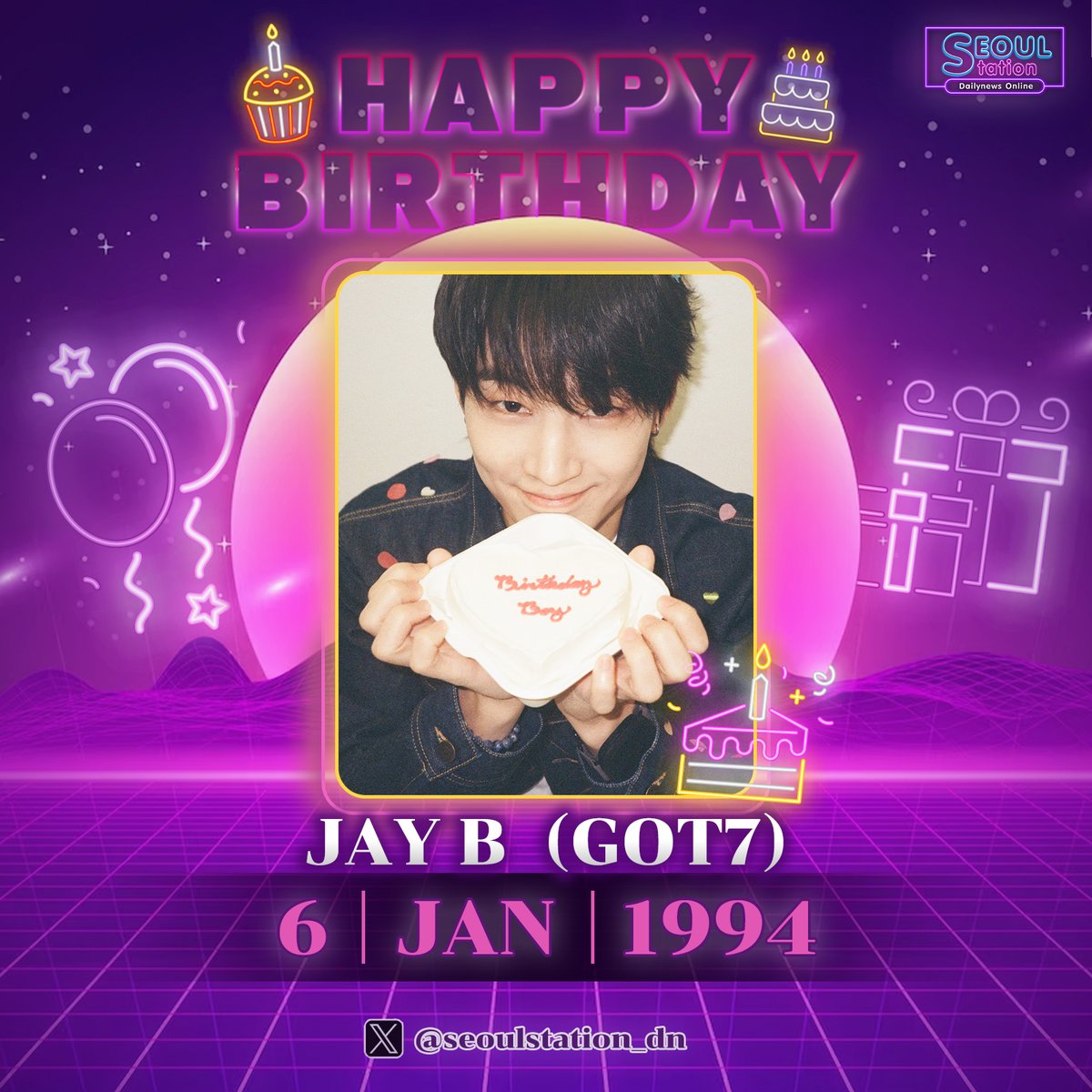 seoulstation_dn's tweet image. #SeoulStation : สุขสันต์วันเกิด #JAYB #GOT7 นะค่าา 🎂💖
.
แฟนๆ มาร่วมอวยพรให้กับเจบีกันค่าาา 💐🎉
.
#HBDJAEB3OM1E 
#JAYB #제이비
@jaybnow_hr 
#เดลินิวส์