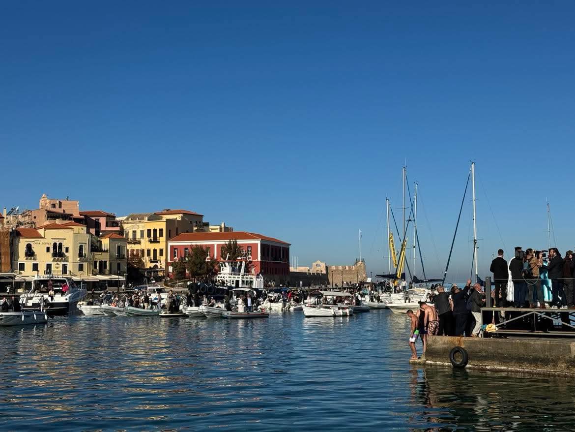 Proud to join my Greek family, friends, and colleagues in celebrating the beautiful holiday of Theofania, where the Blessing of the Waters takes place. From harbors to lakes and seas, brave divers plunge into cold waters to retrieve the holy cross that symbolizes courage, faith,
