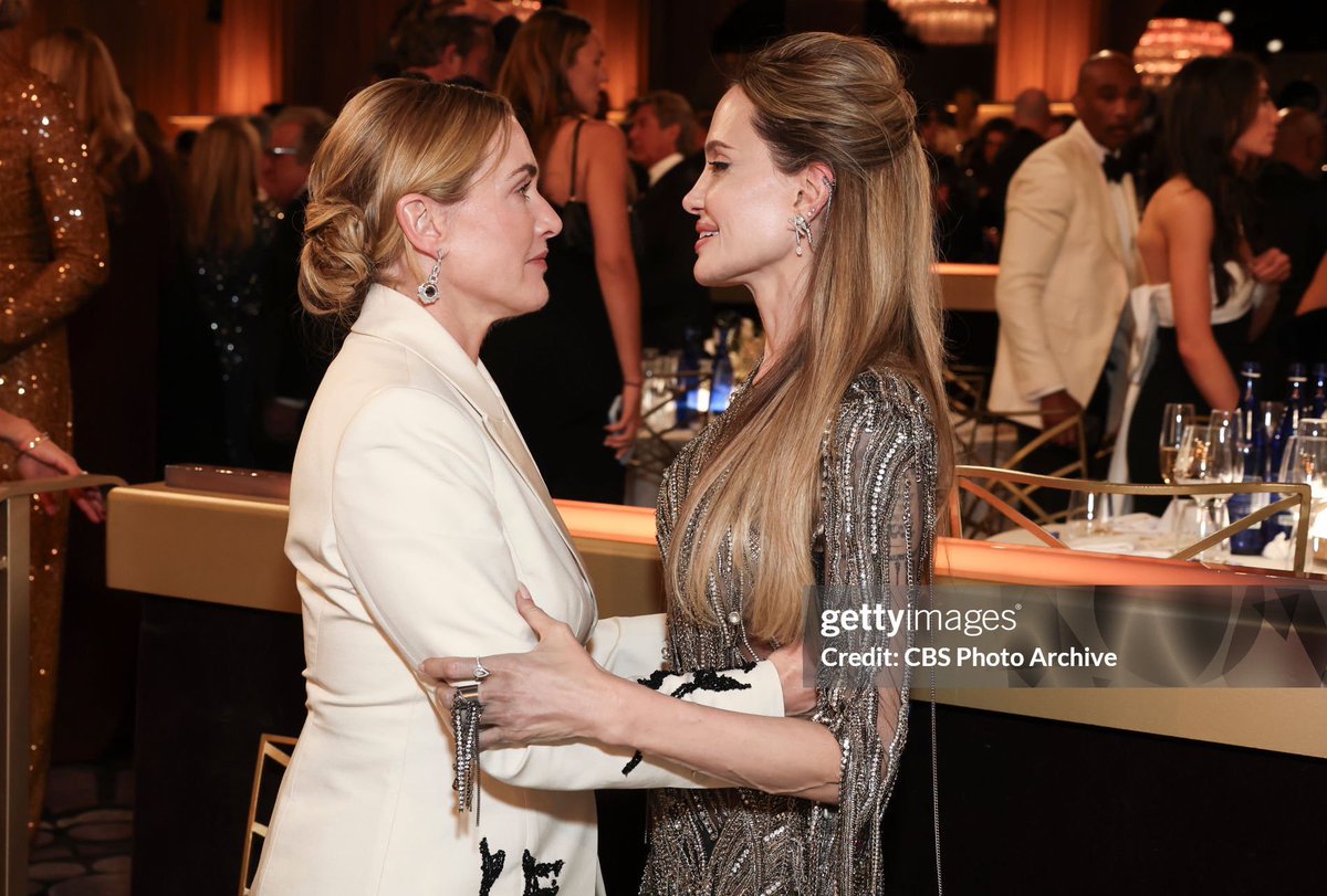 Kate Winslet et Angelina Jolie #GoldenGlobes