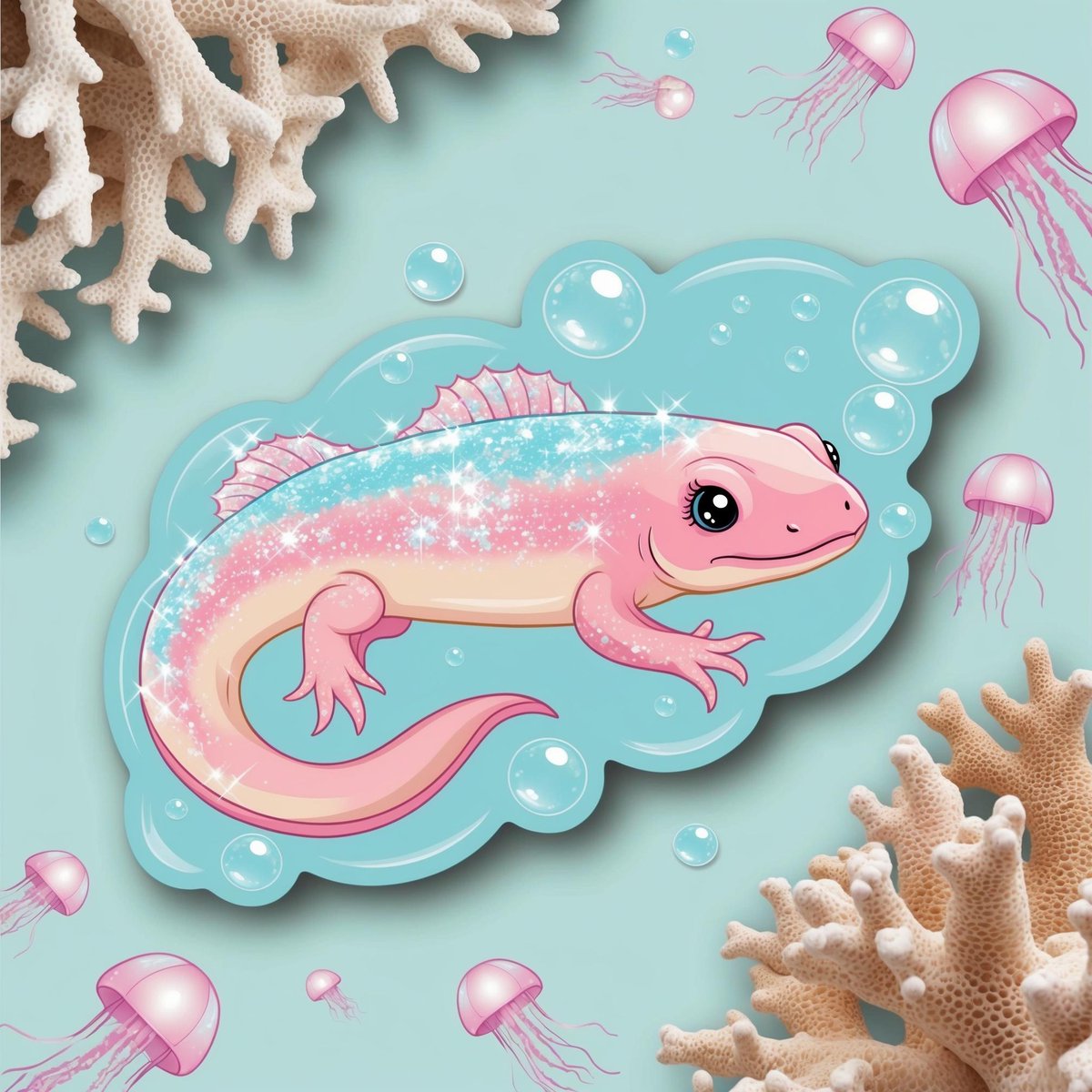 ThomasSantiny's tweet photo. 💖 Dive into cuteness! Check out our Kawaii Axolotl Underwater Art in pastel pink &amp; blue! Perfect for stickers, mugs, and T-shirts! 🦑💦 Download now 👉 https://t.co/AQgBVnV281 #KawaiiArt #DigitalDownload https://t.co/fHLiR6u0gQ