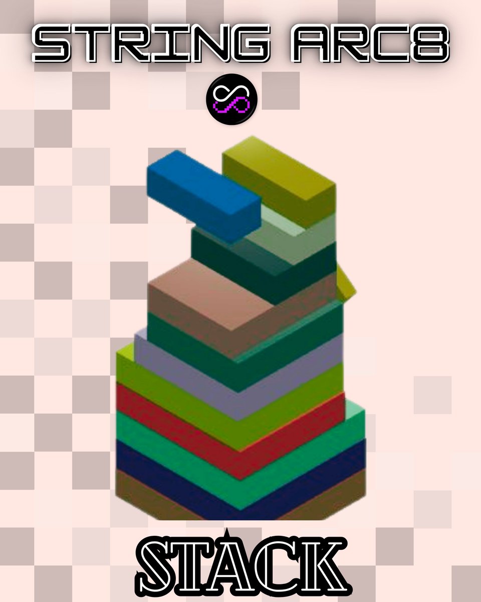 StringArc8's tweet image. 🧱 Stack Higher, Dream Bigger! Test your precision and build the tallest tower in Stack. How high can you go?
Retro: t.me/Stringarc8Retr……
Modern: t.me/stringarc8mode……
#StackGame #StringArc8 #ArcadeFun #PlayAndEnjoy #Web3Gaming