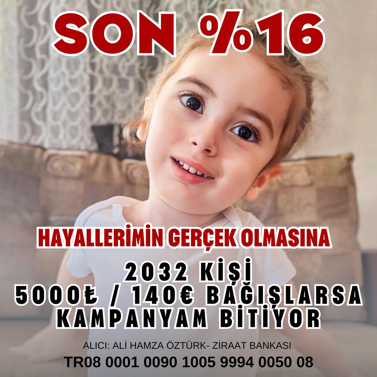 aryayahayatol's tweet image. Hayallerime kavuşmam için sizin son kez desteğinize ihtiyacım var… 

Her geçen gün benim için zamanla yarış anlamına geliyor. Her bağış, her paylaşım benim için yeni bir nefes, yeni bir umut. Siz olmadan bu yolda yürümem imkânsız🤍🤲🏻

Sizden ricam, bana bir ışık olun…✨