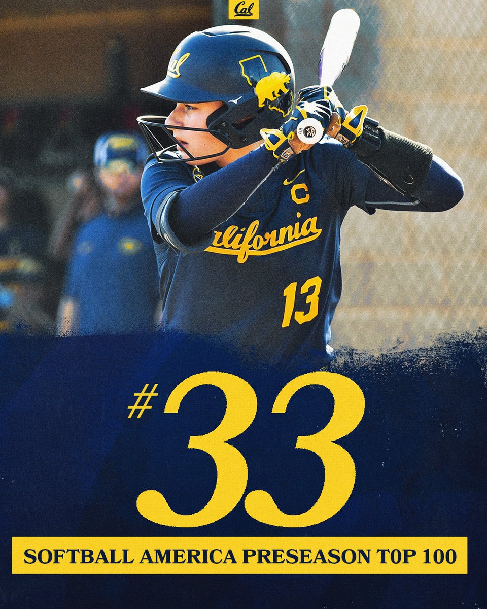Elon Butler and Acacia Anders land on <a href="/SoftbalAmerica/">Softball America</a>'s Preseason Top 100!

#GoBears