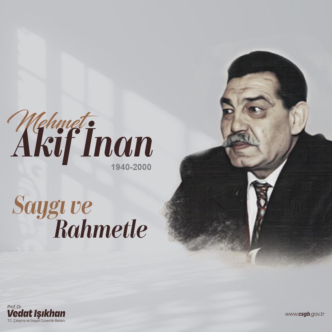 isikhanvedat's tweet photo. ❝Kim demiş her şeyin bitişi ölüm, destanlar yayılır mezarlarımızdan.❞

Yedi Güzel Adam’ın Akif’i, bir neslin düşünce dünyasına ışık tutmuş şair, mütefekkir ve Memur-Sen Konfederasyonu kurucusu Mehmet Akif İnan’ı vefatının sene-i devriyesinde rahmetle anıyorum. https://t.co/hhLpGz7CEb