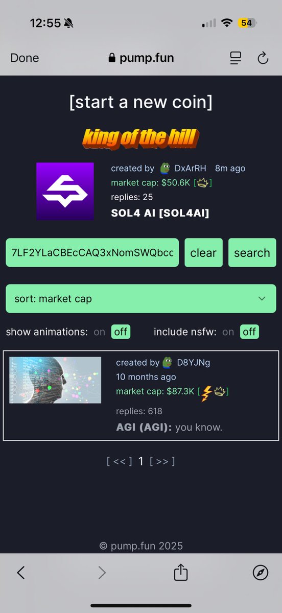 NFTGUTI's tweet photo. Just to give yall a heads up about $AGI 

I bought the first $AGI created 

10 months ago. Seems like a pvp going on rn with a $AGI created 2 months ago. 

Be careful which one you buy. 

7LF2YLaCBEcCAQ3xNomSWQbcdcQoakMhz3u4Zs4q4zkD https://t.co/VpbqTmaxQl