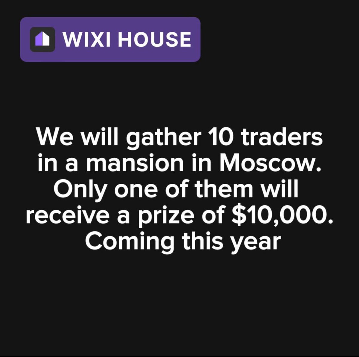 wixi_exchange's tweet photo. An event that will change your perception of traders!

Details >  https://t.co/sBZpkbHUS3 https://t.co/90Ti2xQB75