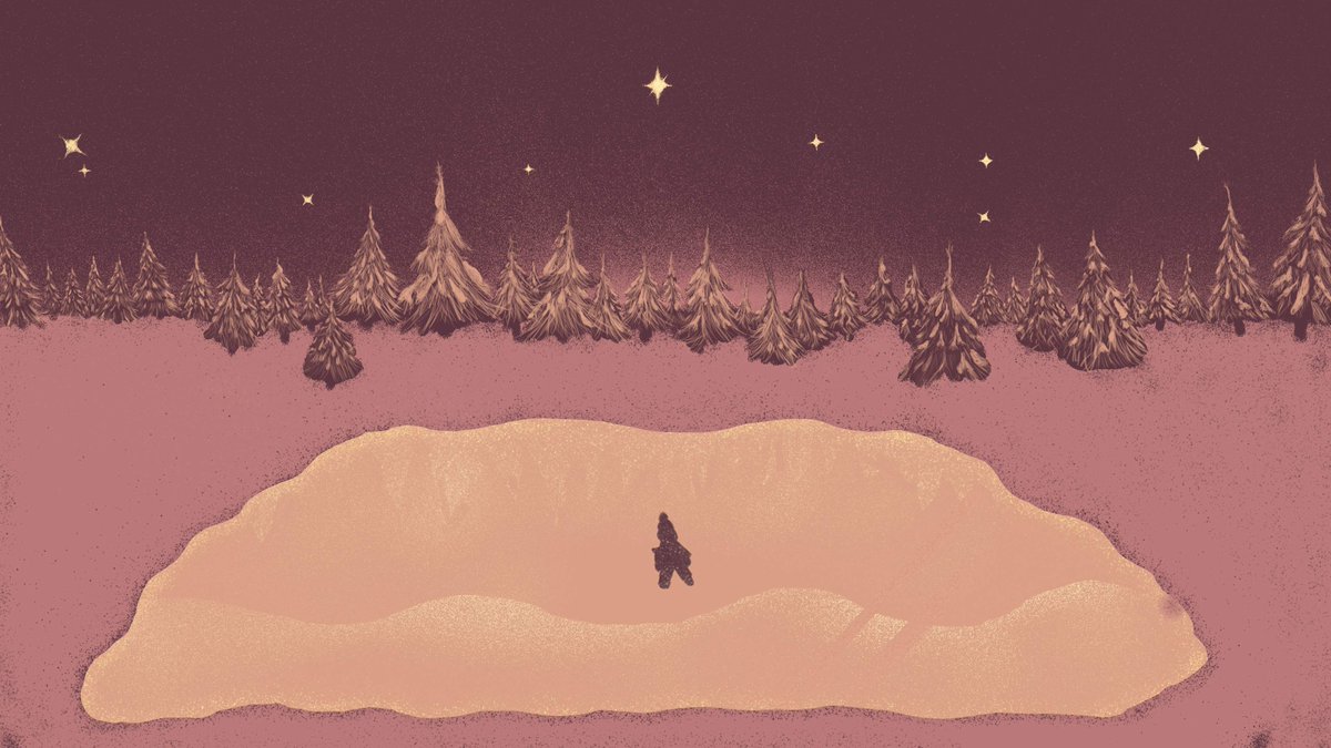 DeffyDeffers's tweet photo. My literal last-minute submission to #ArcticFight2024 is a Woodlands + Alpenglow combo. First digital painting I made with my tablet I'm putting out publicly. Took approx. six hours to complete, could have used double that time easily. https://t.co/OAjTzGCuAo