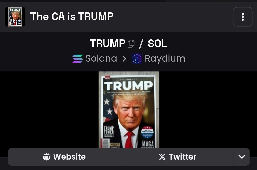 Mongcake_23's tweet photo. trump inauguration coming! 
Dont missed this gems! 
Whats the CA? 
The CA is TRUMP : 
$TRUMP : 
TRUMP1S1jM2ZchEqTg7EwW791DkY3UAXqkrZUuTdytZ

$ufd $ufp $pnut #fartcoin $fwog $act $goat $michi $arc $alch $luce $bully $popcat $lou $holyshit $poppy $tp $usdt $pdf $hterm $bolt $asha https://t.co/TgjTD2tuKt