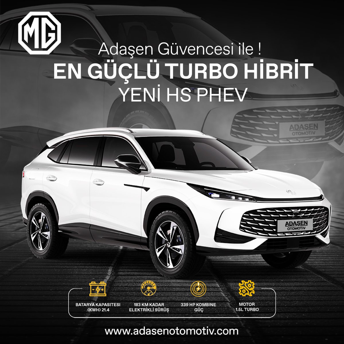AdasenGrup's tweet photo. Yeni MG HS PHEV Modeliyle Tanışın!
Yüksek performans, şık tasarım ve gelişmiş teknoloji ile MG HS PHEV şimdi yola çıkmaya hazır!

📍 Adres: Adnan Menderes Cad. No: 143, Adapazarı / SAKARYA
📞 Telefon: +90 501 156 11 50
 https://t.co/YNQr9z7jKt
#YeniMGHS https://t.co/5IU0BRA58C