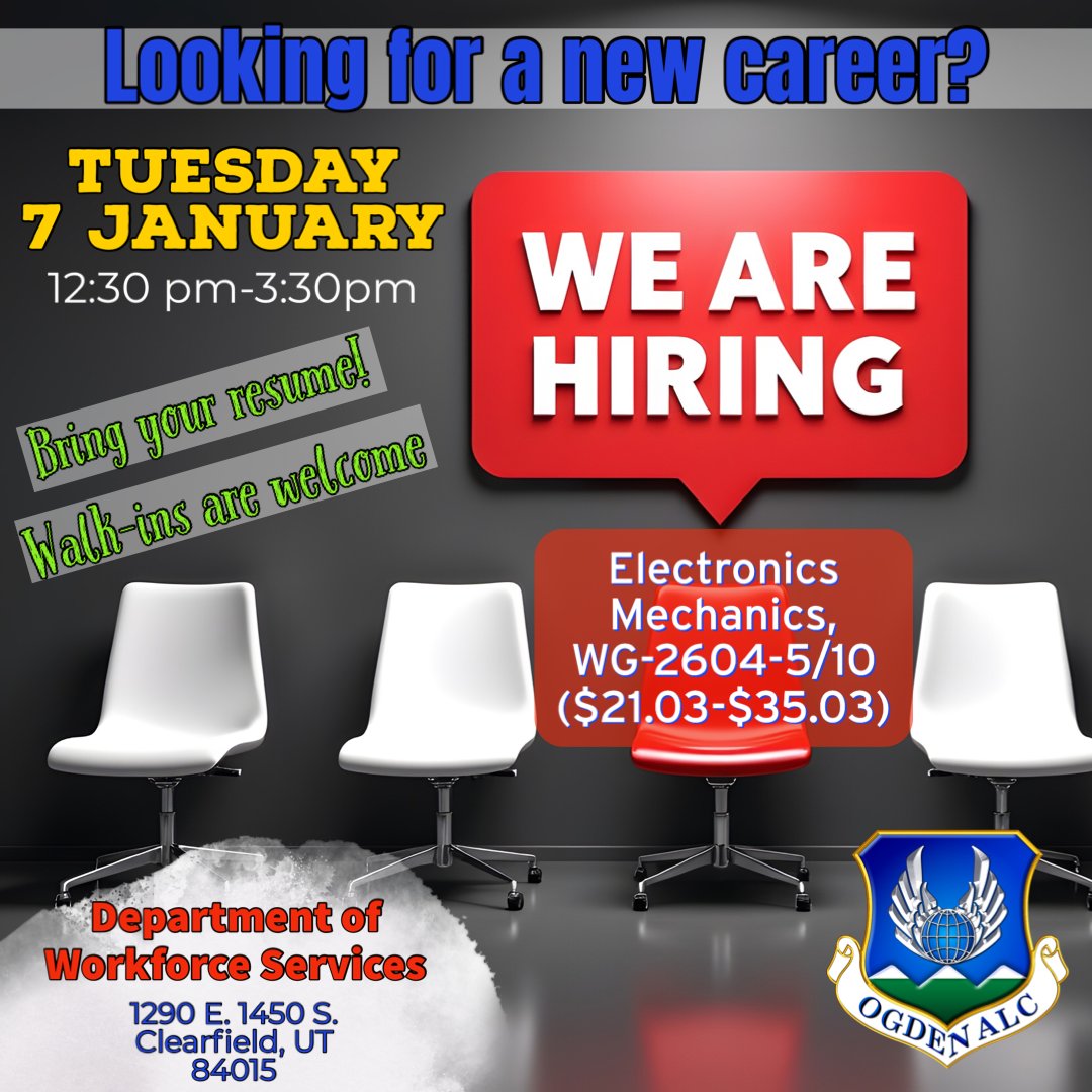oo_alcoffical's tweet image. This is happening TOMORROW! Don&apos;t miss out!

#FindYourFit #Careers #OOALC #NewYearNewCareer