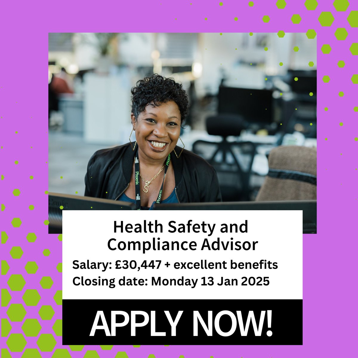 We have a new and exciting opportunity for a graduate to join our unique housing association as a Health Safety &amp; Compliance Advisor. If you’re comfortable with deadlines, reports &amp; want to be part of all things compliance, this could be the role for you!

phoenixch.org.uk/about/careers/…