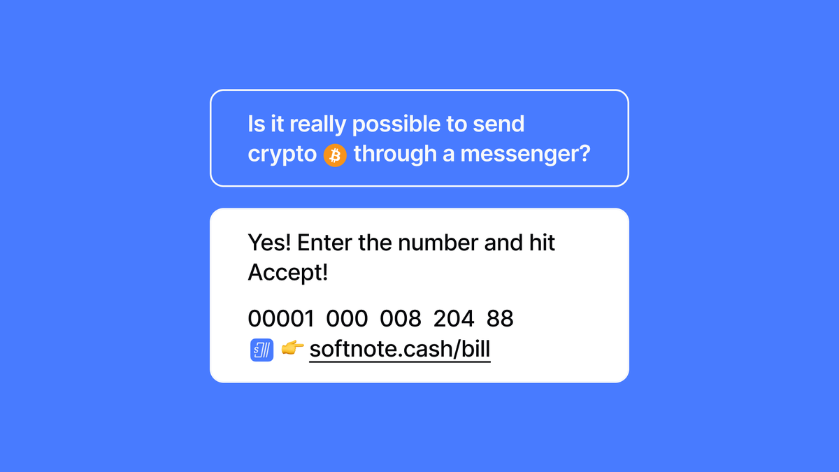 tectumsocial's tweet photo. Send crypto anywhere! Tectum’s SoftNote can be transferred across platforms, even as a picture file over messenger apps.

See the Softnote Bill for yourself, go to - https://t.co/5UeP6P6cK6 https://t.co/ca5Y7SkeFb