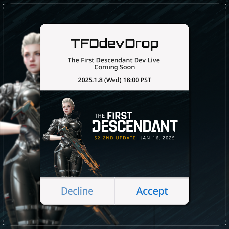 The First Descendant Official tweet media