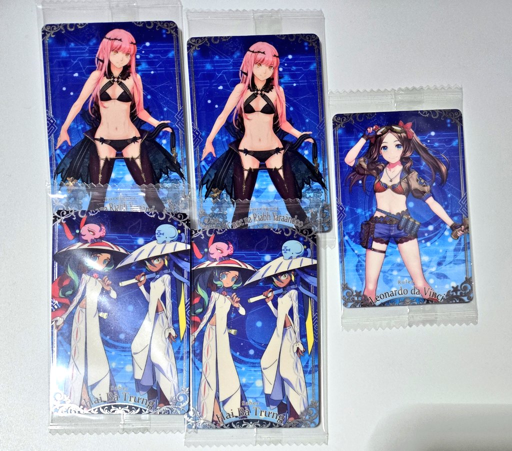 【交換】Fate/GrandOrder FGO  ウエハース 特別弾2025

譲) 画像1、2枚目の過去弾

求) 駒姫＞アルクェイド

郵送交換
纏めての方優先
検索からでもお気軽にお声掛けください。よろしくお願い致します。