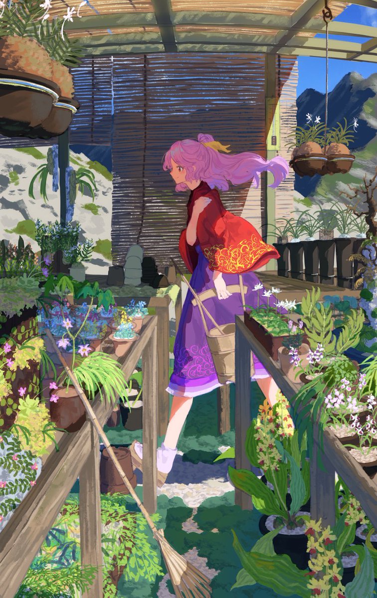 kajatony_tweet's tweet image. 💐こちらご紹介いただきました～！

生き生きとした緑。グリーン（植物）のイラスト特集 | pixivision pixivision.net/ja/a/10226