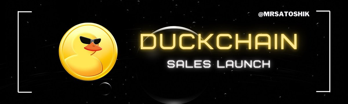 DuckChain: sales start.

DauckChain AI DAO pass sales will begin:

> January 6 (today) at 8:00 UTC.

Bonuses for pass holders: 

> additional airdrop $DUCK on listing; 
> 50% of the network's commissions will be distributed as revenue; 
> rewards in the form of tokens for voting